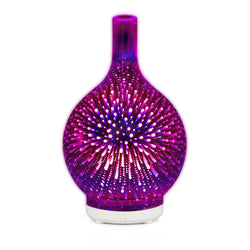 5V Glass Colorful Vase Humidifier for Home and Office - SouqNoir