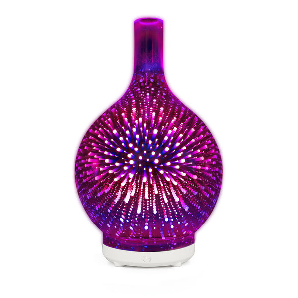5V Glass Colorful Vase Humidifier for Home and Office - SouqNoir