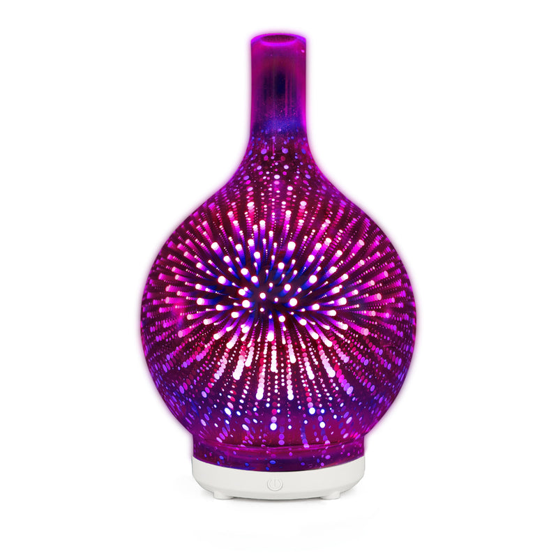 5V Glass Colorful Vase Humidifier for Home and Office - SouqNoir