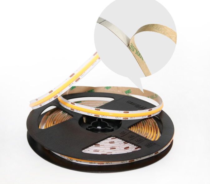 480 Color Temperature COB Neon Light Strip 24V Flexible Embedded Design - SouqNoir