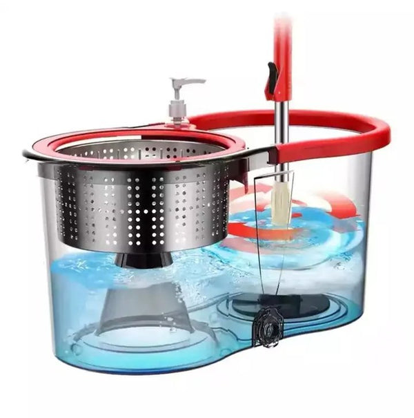 360° Spin Cleaning Mop for Quick and Easy Floor Cleaning - SouqNoir