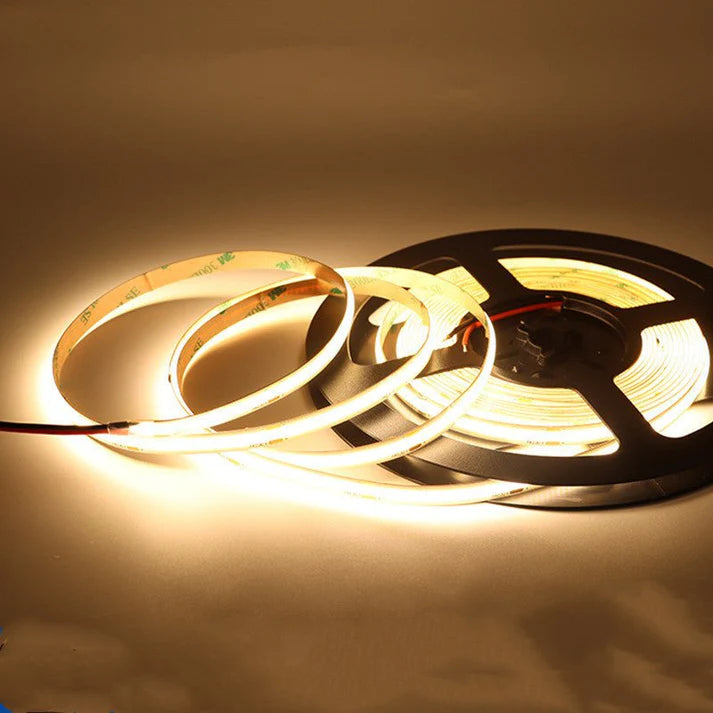 480 Color Temperature COB Neon Light Strip 24V Flexible Embedded Design - SouqNoir