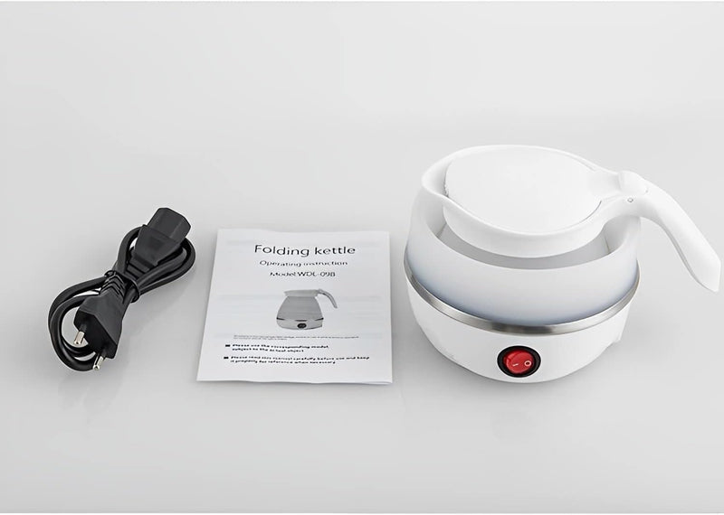 Portable Folding Electric Kettle – 600ml Travel Size - SouqNoir