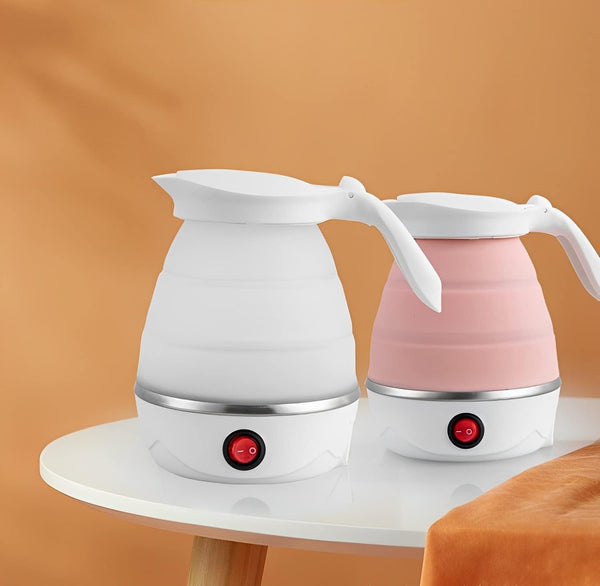 Portable Folding Electric Kettle – 600ml Travel Size - SouqNoir