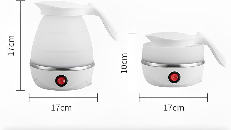 Portable Folding Electric Kettle – 600ml Travel Size - SouqNoir