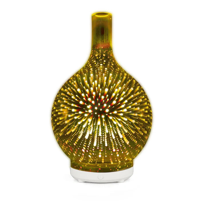 5V Glass Colorful Vase Humidifier for Home and Office - SouqNoir