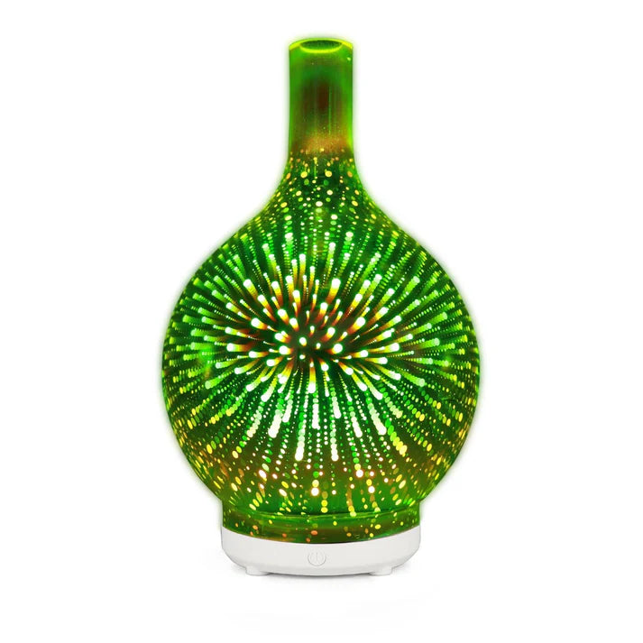 5V Glass Colorful Vase Humidifier for Home and Office - SouqNoir