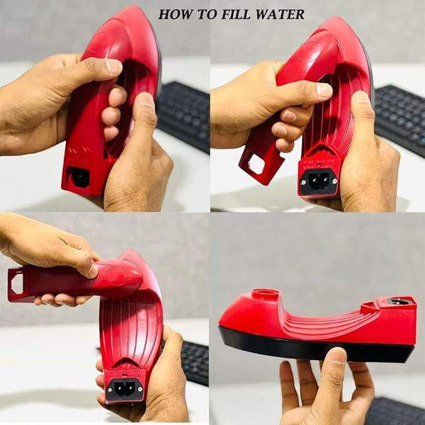 Compact Steam Iron for Clothes and Home Use - SouqNoir