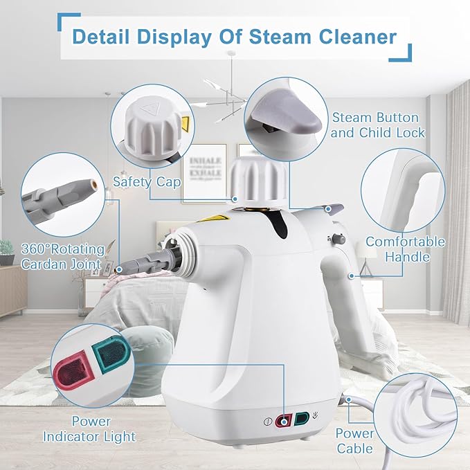 Tobi Steam Cleaner – Model TB958 - SouqNoir