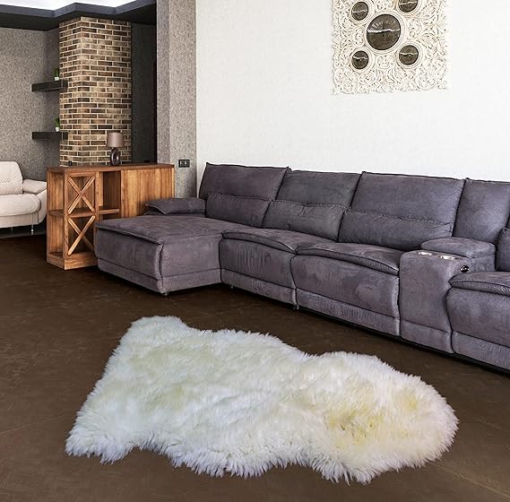 Luxury Sheepskin Rug for Bedroom and Living Room - SouqNoir