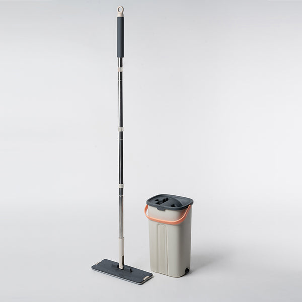 Squeeze Mop with Bucket for Easy Floor Cleaning – Model F01 - SouqNoir