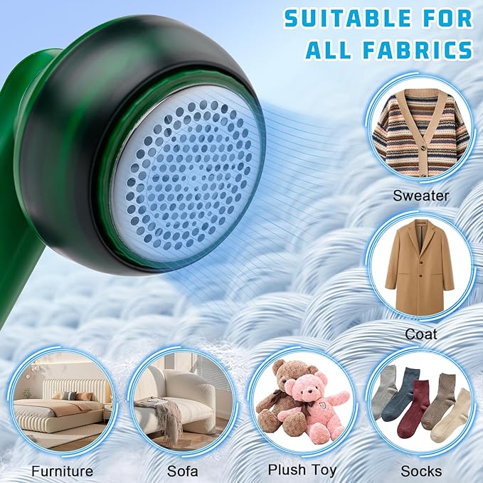 Rechargeable Lint Remover for Clothes and Fabrics - SouqNoir