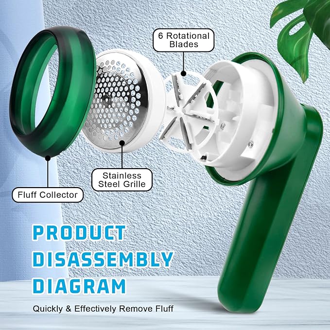 Rechargeable Lint Remover for Clothes and Fabrics - SouqNoir