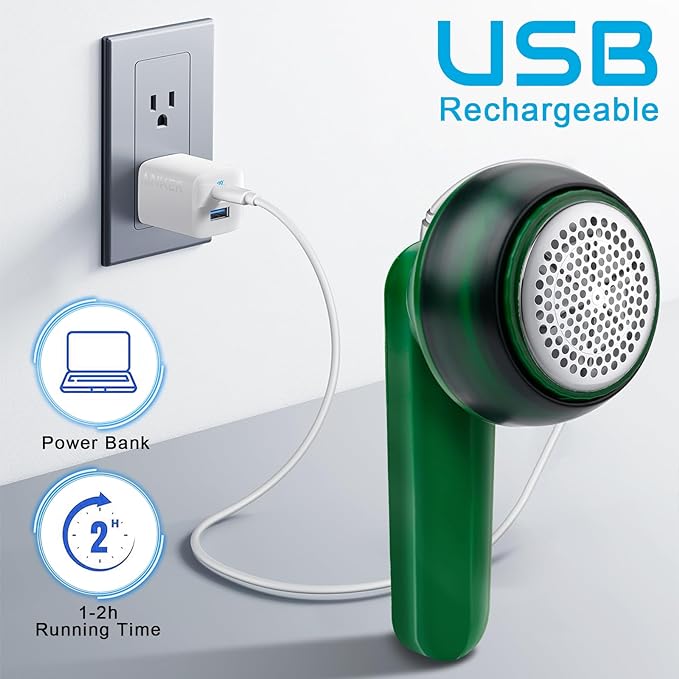 Rechargeable Lint Remover for Clothes and Fabrics - SouqNoir