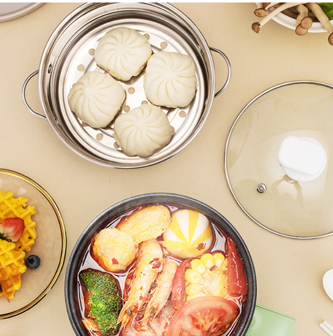 Multifunctional Mini Electric Cooker for Quick Meals - SouqNoir
