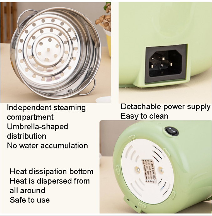 Multifunctional Mini Electric Cooker for Quick Meals - SouqNoir