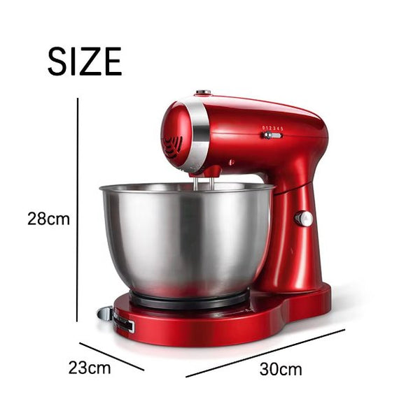 Stand Mixer with 3.5L Bowl and Multiple Attachments for Baking and Cooking - SouqNoir