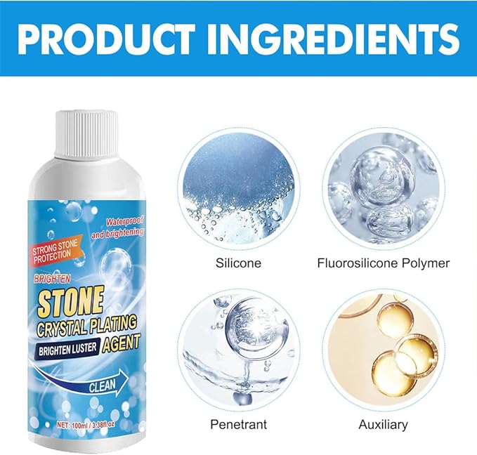 Stone Stain Remover Cleaner for Marble, Granite, and Other Stone Surfaces - SouqNoir