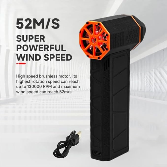 Super Power Turbo Fan – Handheld Mini Air Blower for Dust Cleaning - SouqNoir