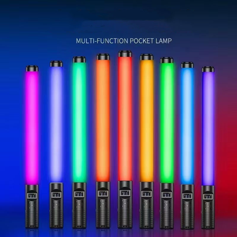 LED Handheld Light Stick for Photography with Adjustable Temperature and Ice Light Effect - SouqNoir