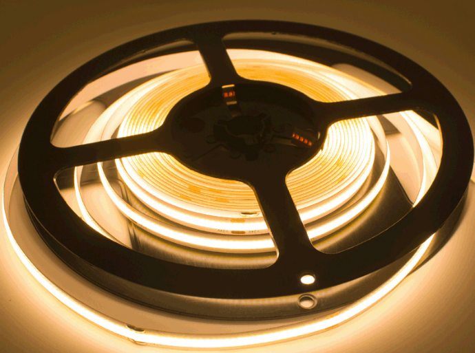 480 Color Temperature COB Neon Light Strip 24V Flexible Embedded Design - SouqNoir