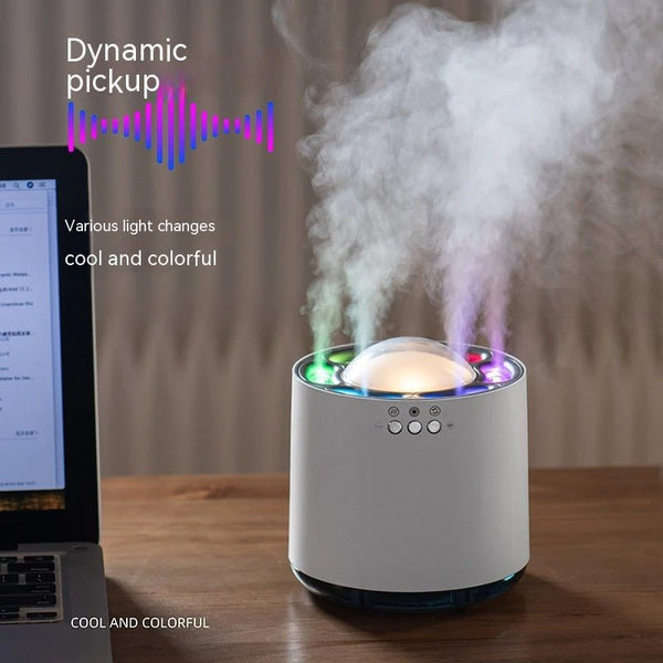 Desktop Heavy Fog Humidifier for Office and Home with Porous Design and Decorative Style - SouqNoir