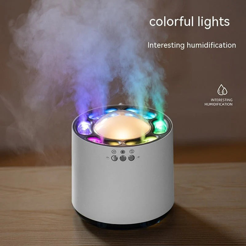 Desktop Heavy Fog Humidifier for Office and Home with Porous Design and Decorative Style - SouqNoir