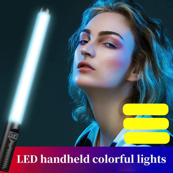 LED Handheld Light Stick for Photography with Adjustable Temperature and Ice Light Effect - SouqNoir