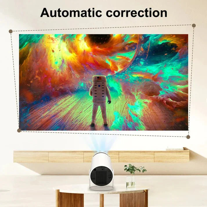 Mini Round Projector for Home and Portable Use - SouqNoir
