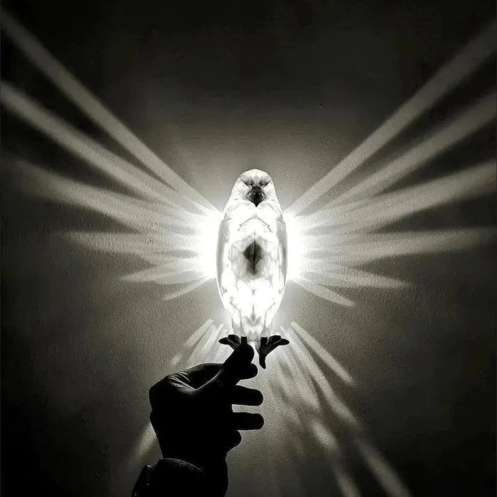 Modern Creative Bird Wall Lamp – 3D Owl and Eagle Shape Projector Sconce Light for Home Decor - SouqNoir