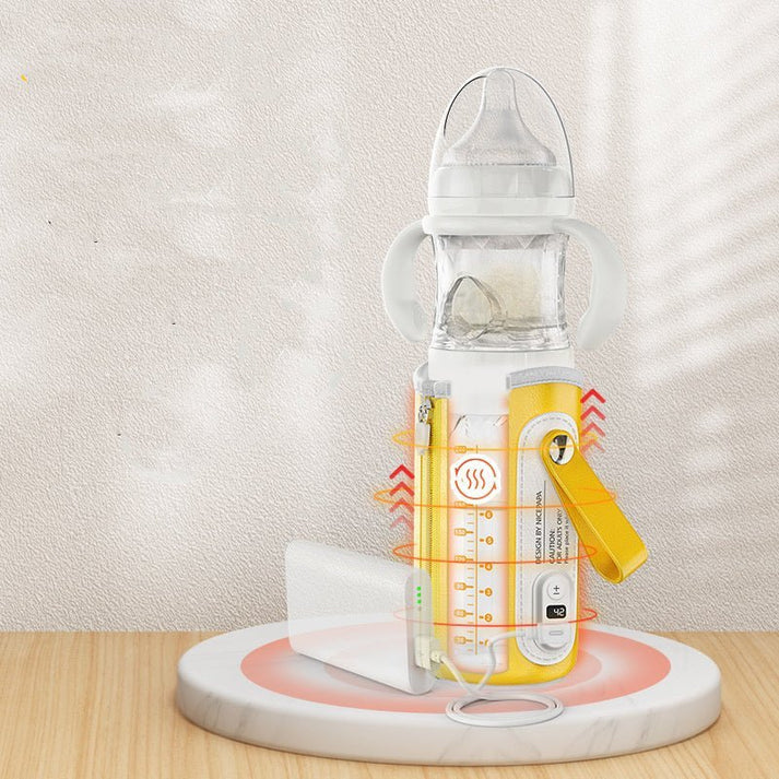 Newborn Baby Milk Bottle with Intelligent Thermostat and Digital Display for Constant Temperature - SouqNoir