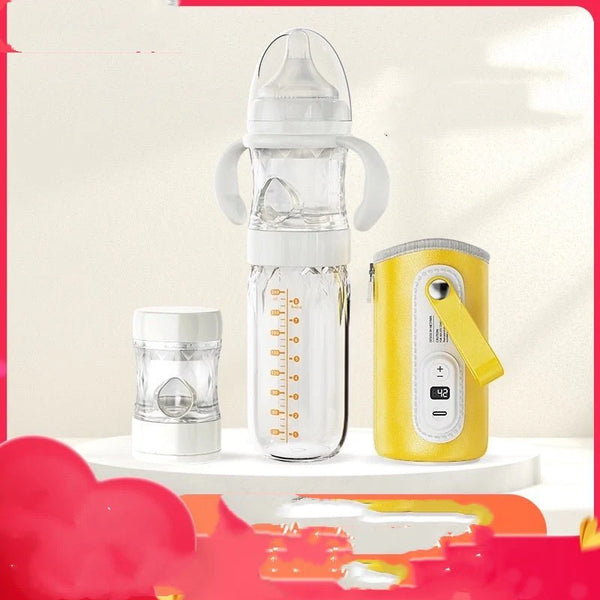 Newborn Baby Milk Bottle with Intelligent Thermostat and Digital Display for Constant Temperature - SouqNoir