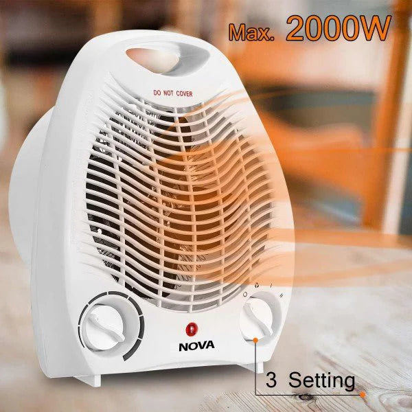 Nova - Fan Heater for Home and Office Use - SouqNoir