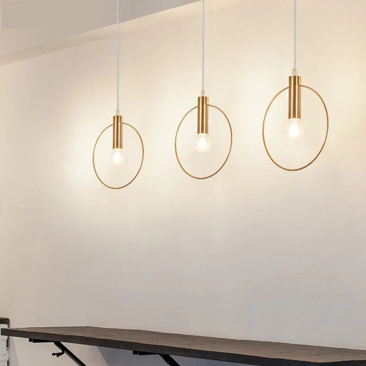 Simple Wrought Iron Post-Modern Style Chandelier - SouqNoir