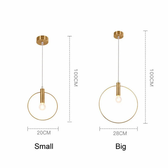 Simple Wrought Iron Post-Modern Style Chandelier - SouqNoir