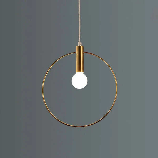 Simple Wrought Iron Post-Modern Style Chandelier - SouqNoir