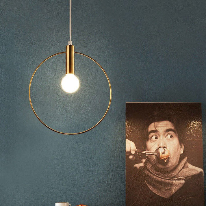Simple Wrought Iron Post-Modern Style Chandelier - SouqNoir