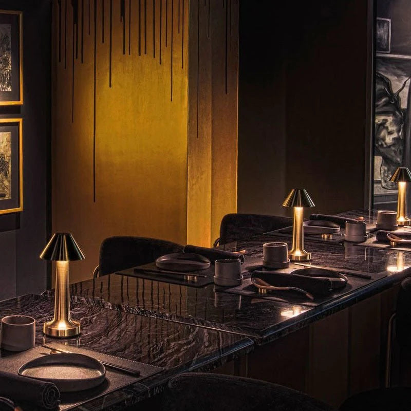 Small Night Light Touch Table Lamp for Western Restaurant and Coffee Shop - SouqNoir